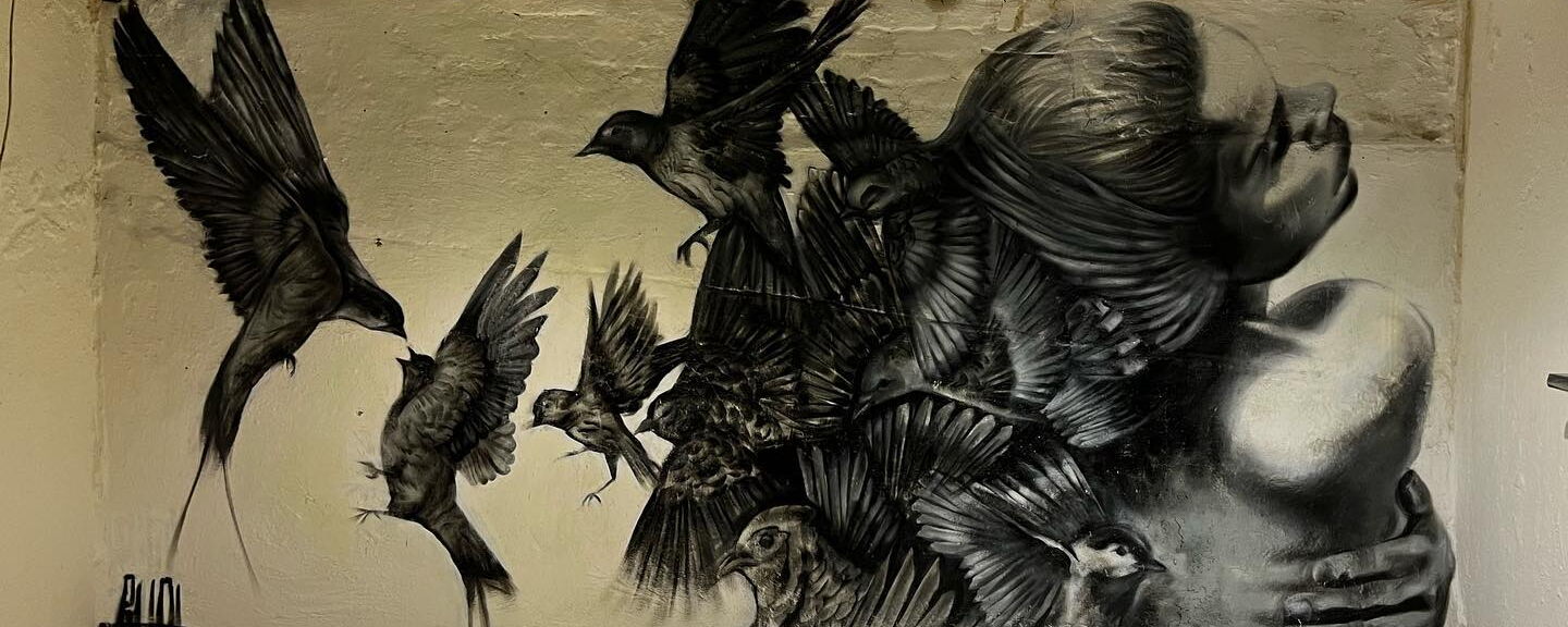 Woman with Birds